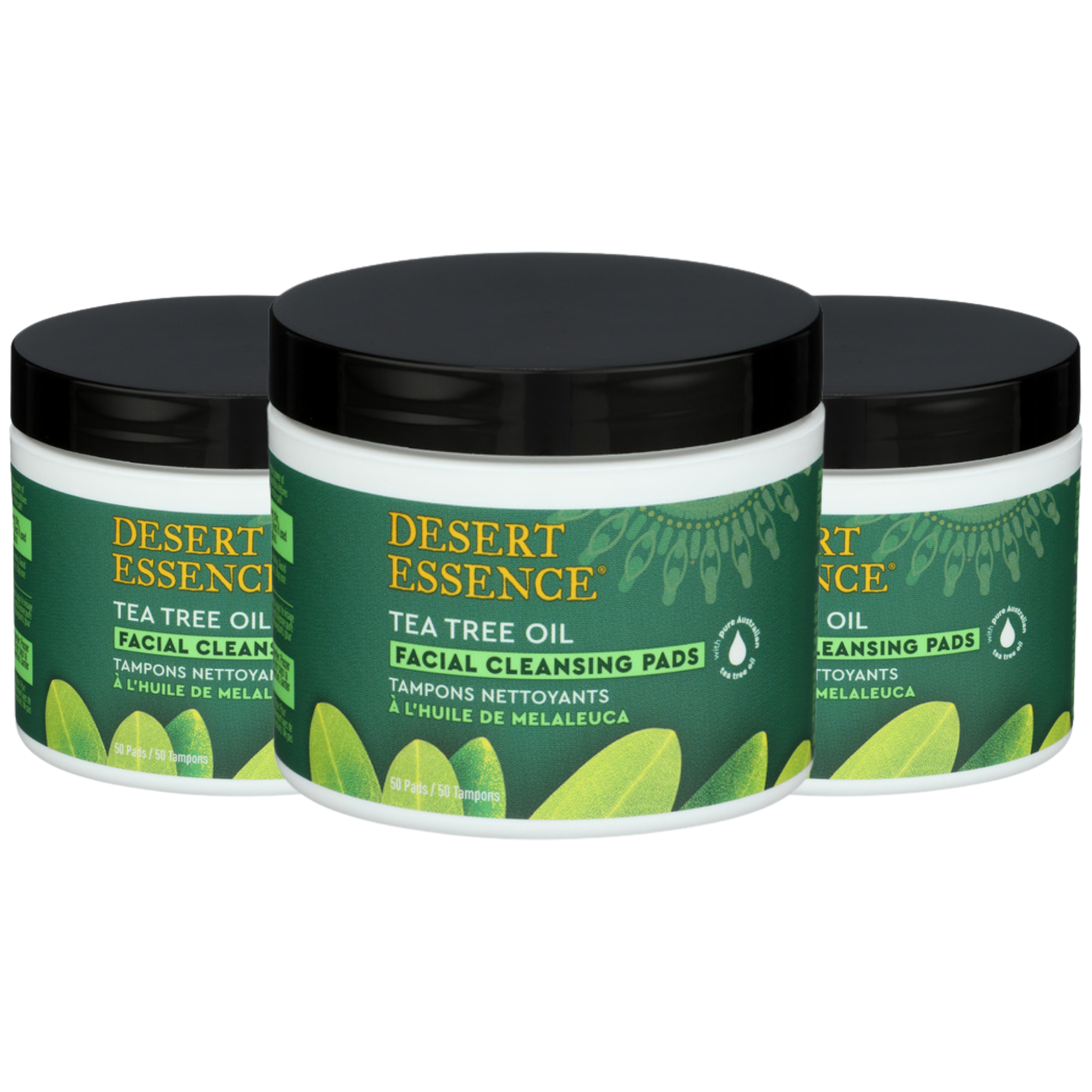 Desert Essence Tea Tree Cleansing Pad  - 50PC